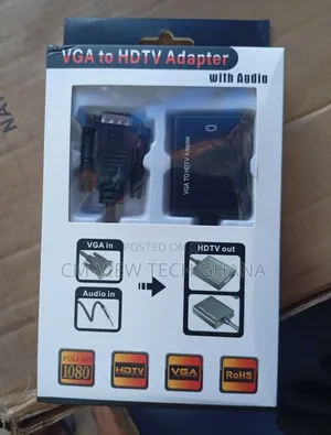 Photo - Vga to Hdmi Adapter With Audio