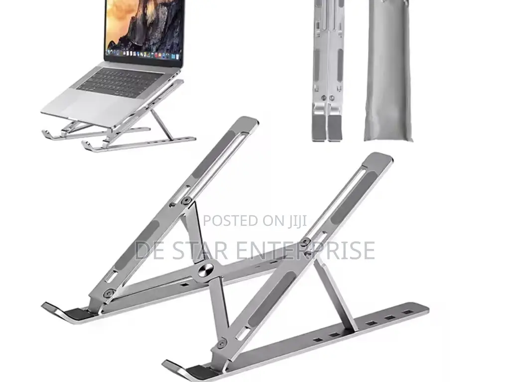 Productive Metallic Laptop Stand