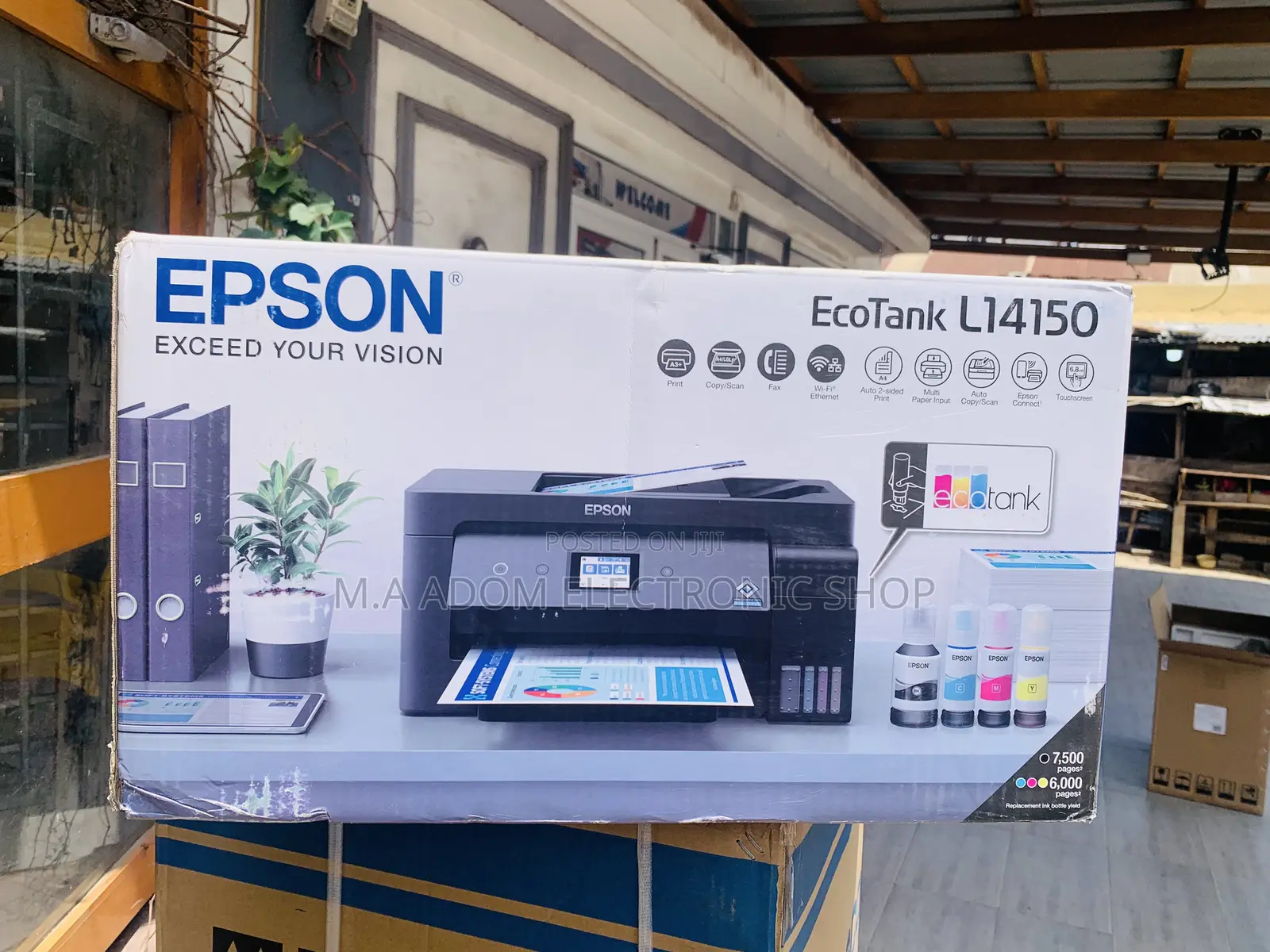 Economically Low Cost Epson L14150 A3 Duplex Wi-Fi Printer
