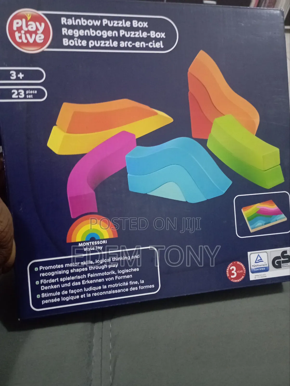 Rainbow Puzzle Box