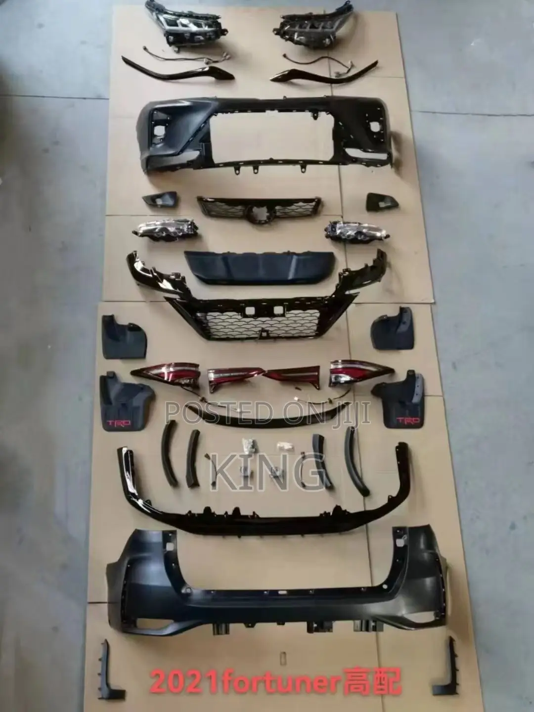 2017 2018 2020 2023 Toyota Fortuner Body Kit Facelift