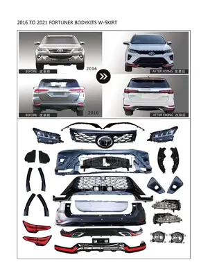2017 2018 2020 2023 Toyota Fortuner Body Kit Facelift