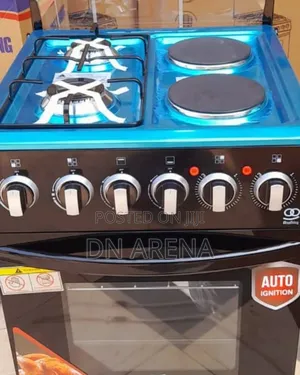 2 Gas 2 Electric Stoves/ Buner With Oven