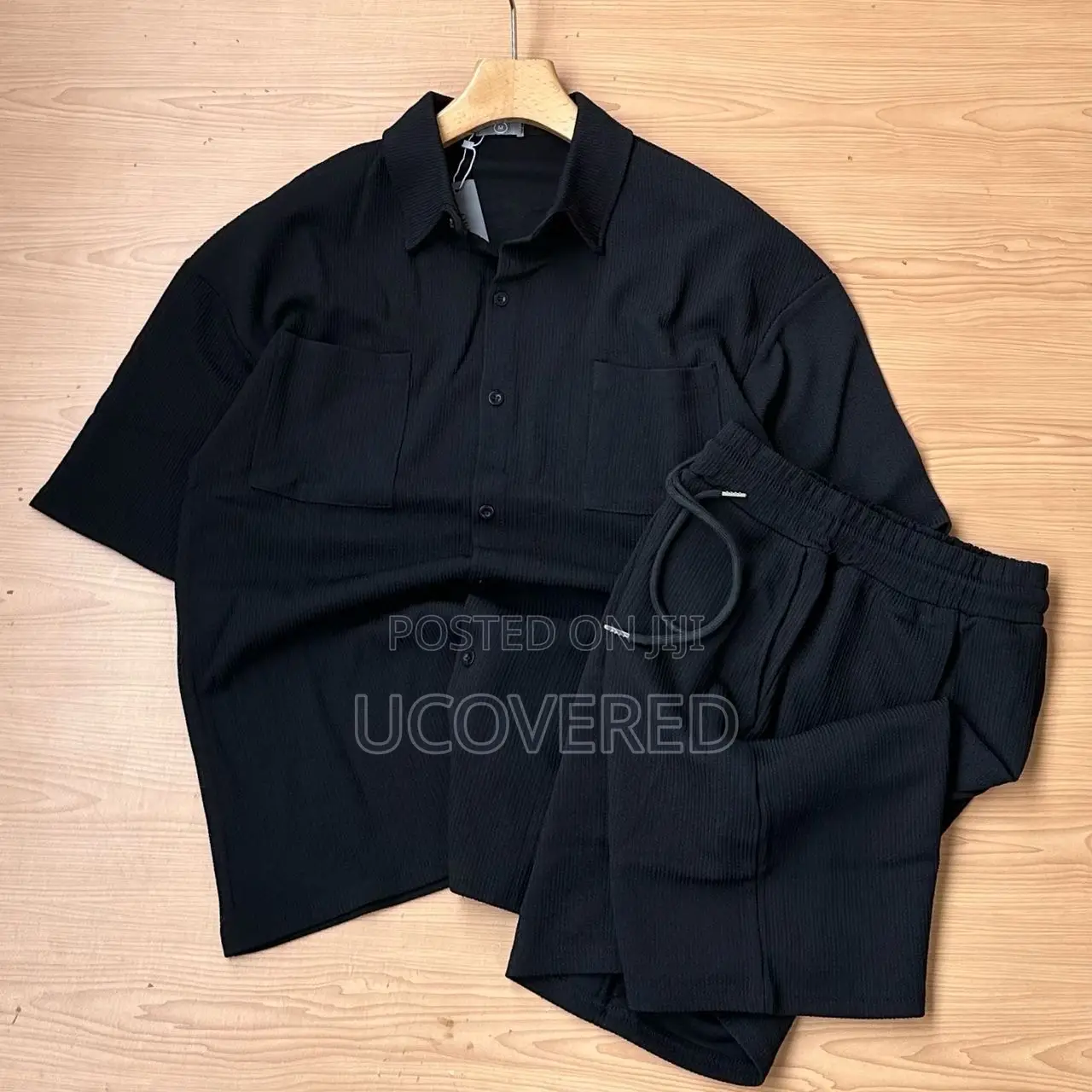 Heavy Fabric Top and Down Outfit