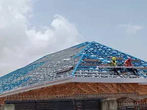 Installation of Rain Gutter and Roofing