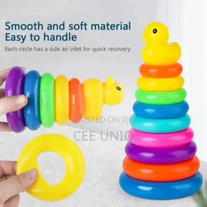 9 Pieces Stacking Ring Tower Construction Toys