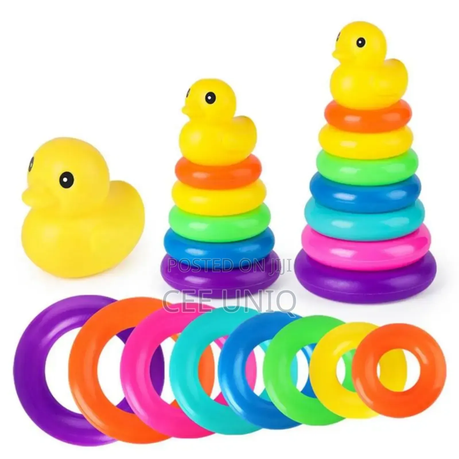 9 Pieces Stacking Ring Tower Construction Toys