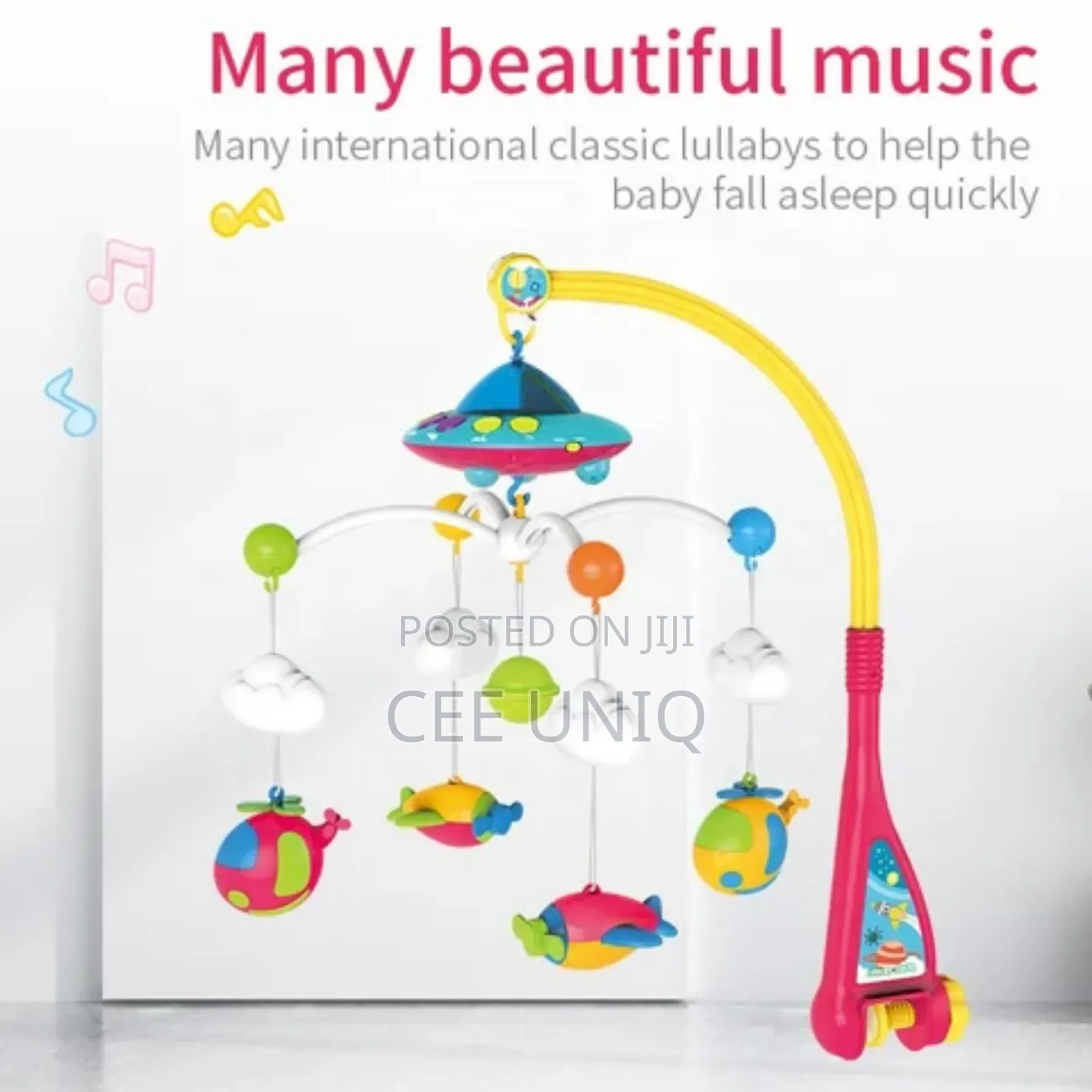 Baby Cot Mobile With Projector and Music