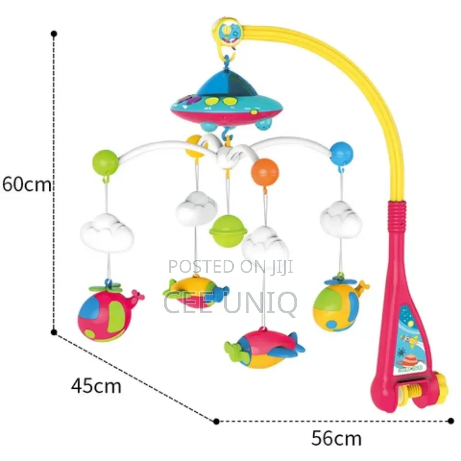 Baby Cot Mobile With Projector and Music