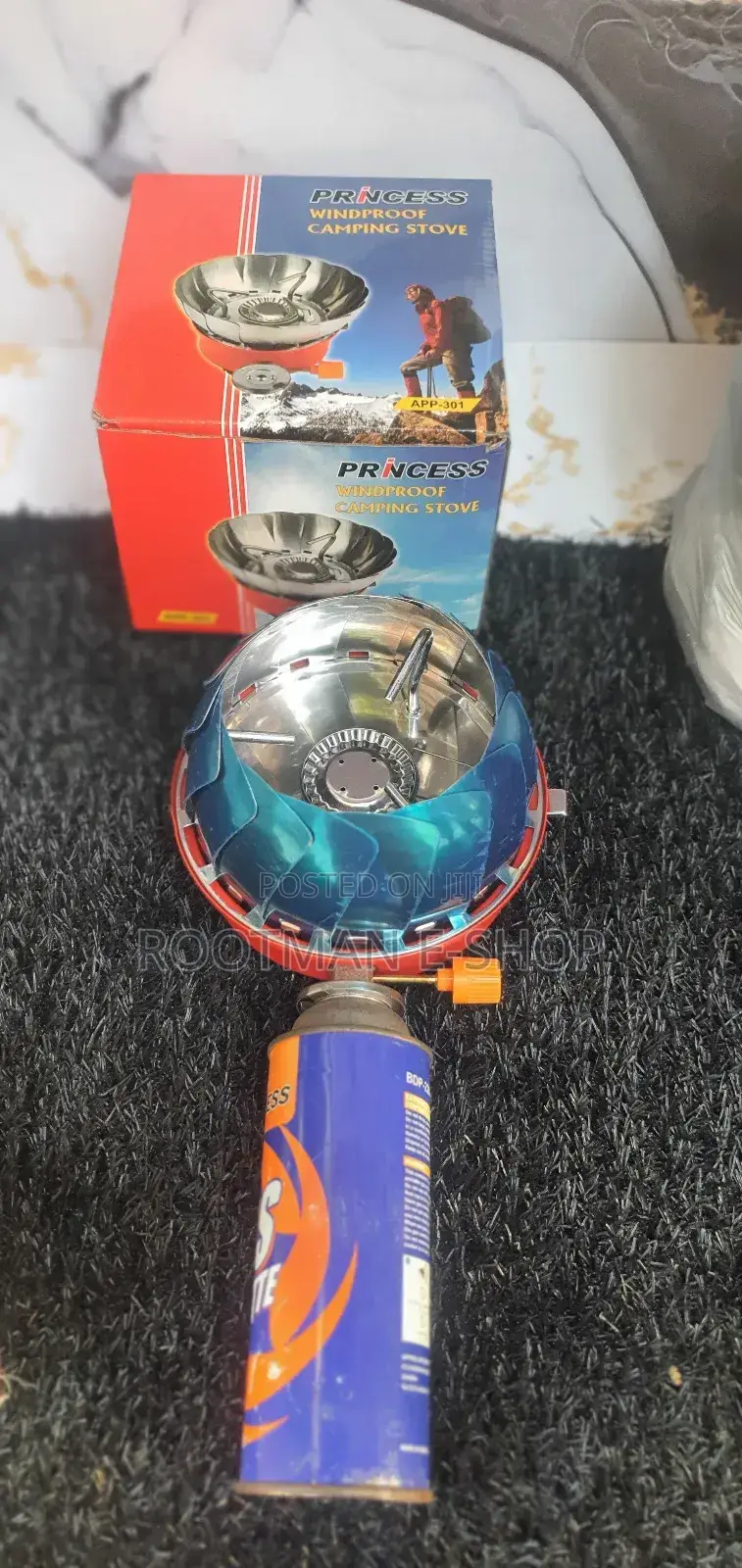 Princess Windproof Camping Stove (2 Refill Gas)