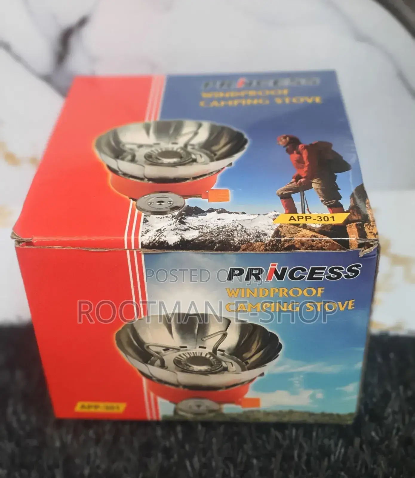 Princess Windproof Camping Stove (2 Refill Gas)