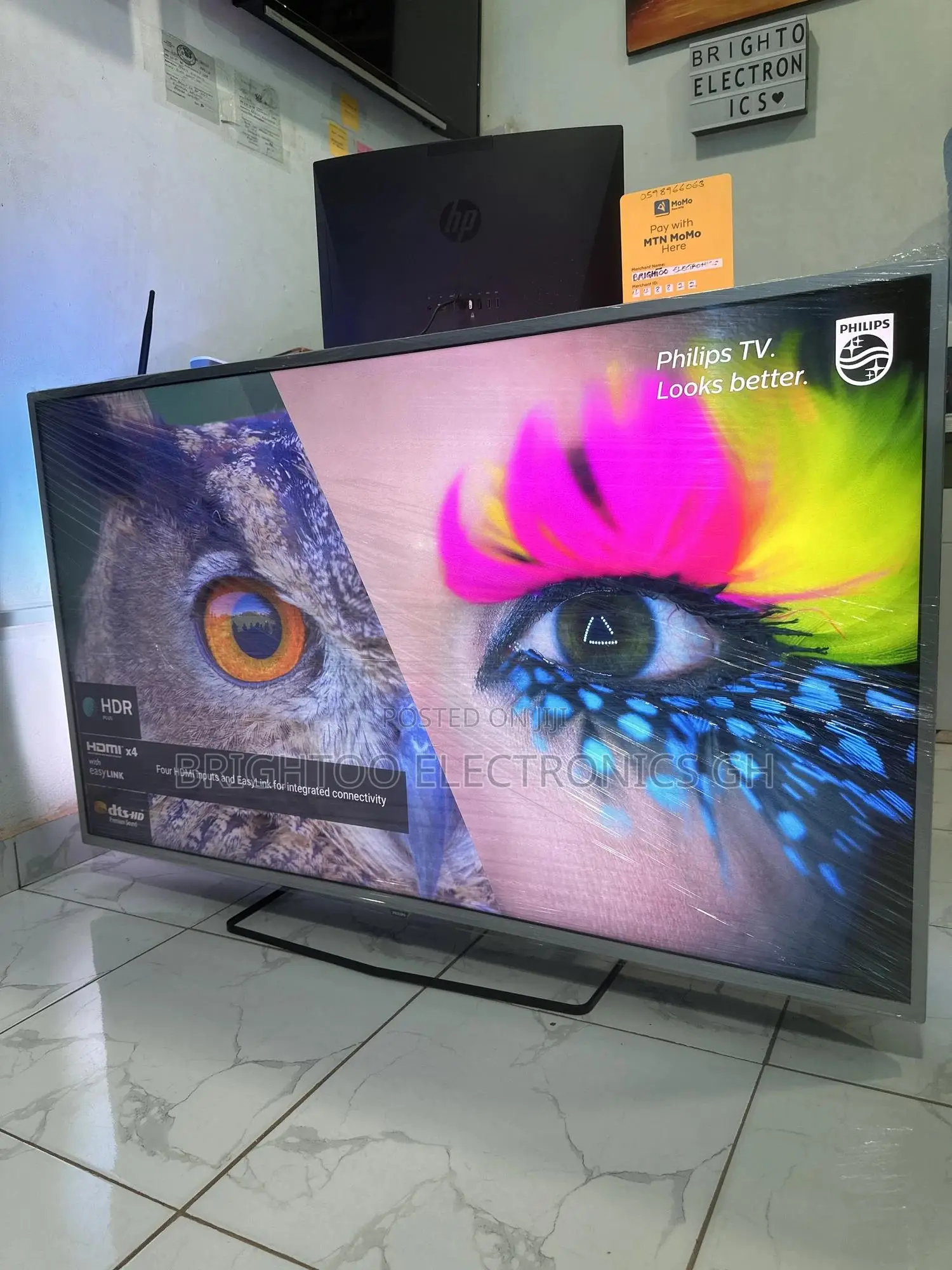 55inches Digital Satellite Android Uhd Led Smart Phillip