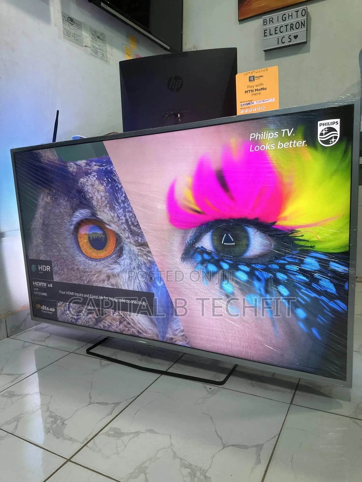 55inches Digital Satellite Android Uhd Led Smart Phillip