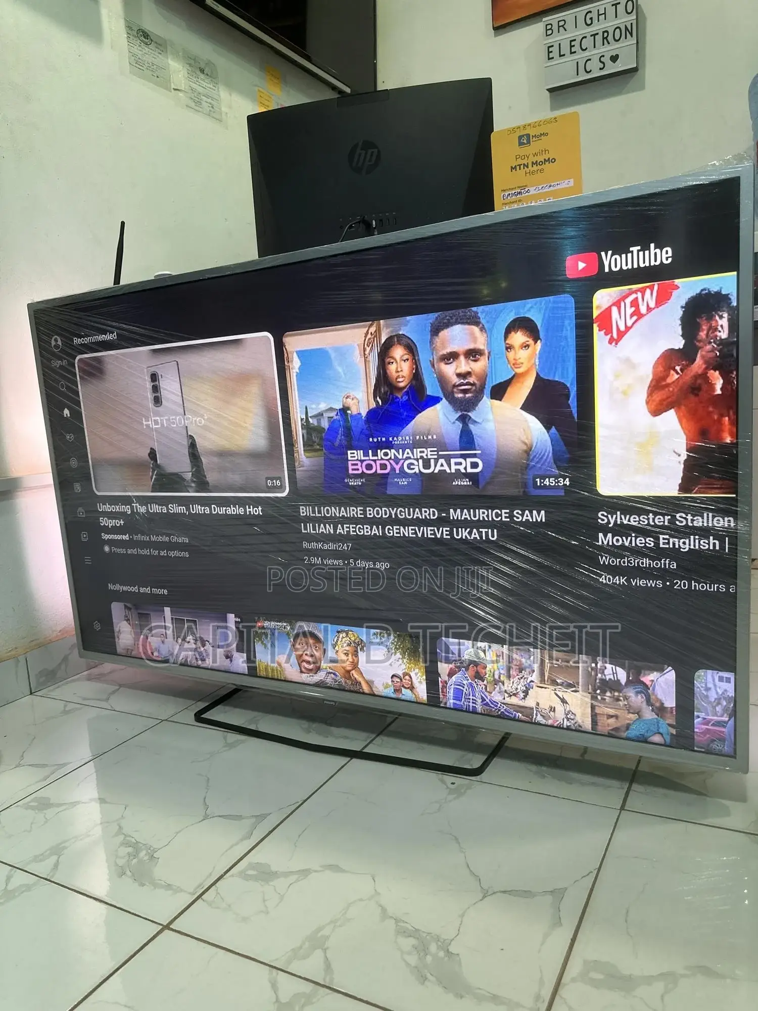 55inches Digital Satellite Android Uhd Led Smart Phillip