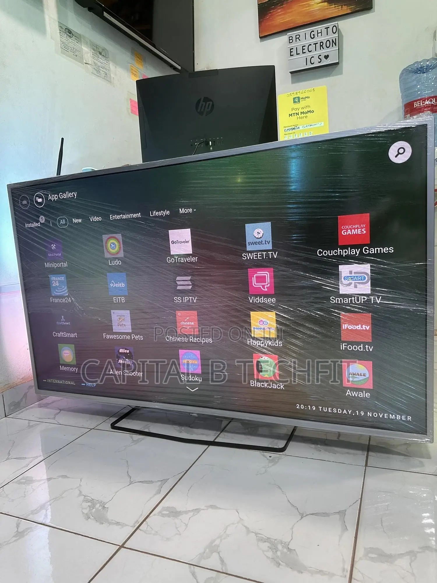 55inches Digital Satellite Android Uhd Led Smart Phillip
