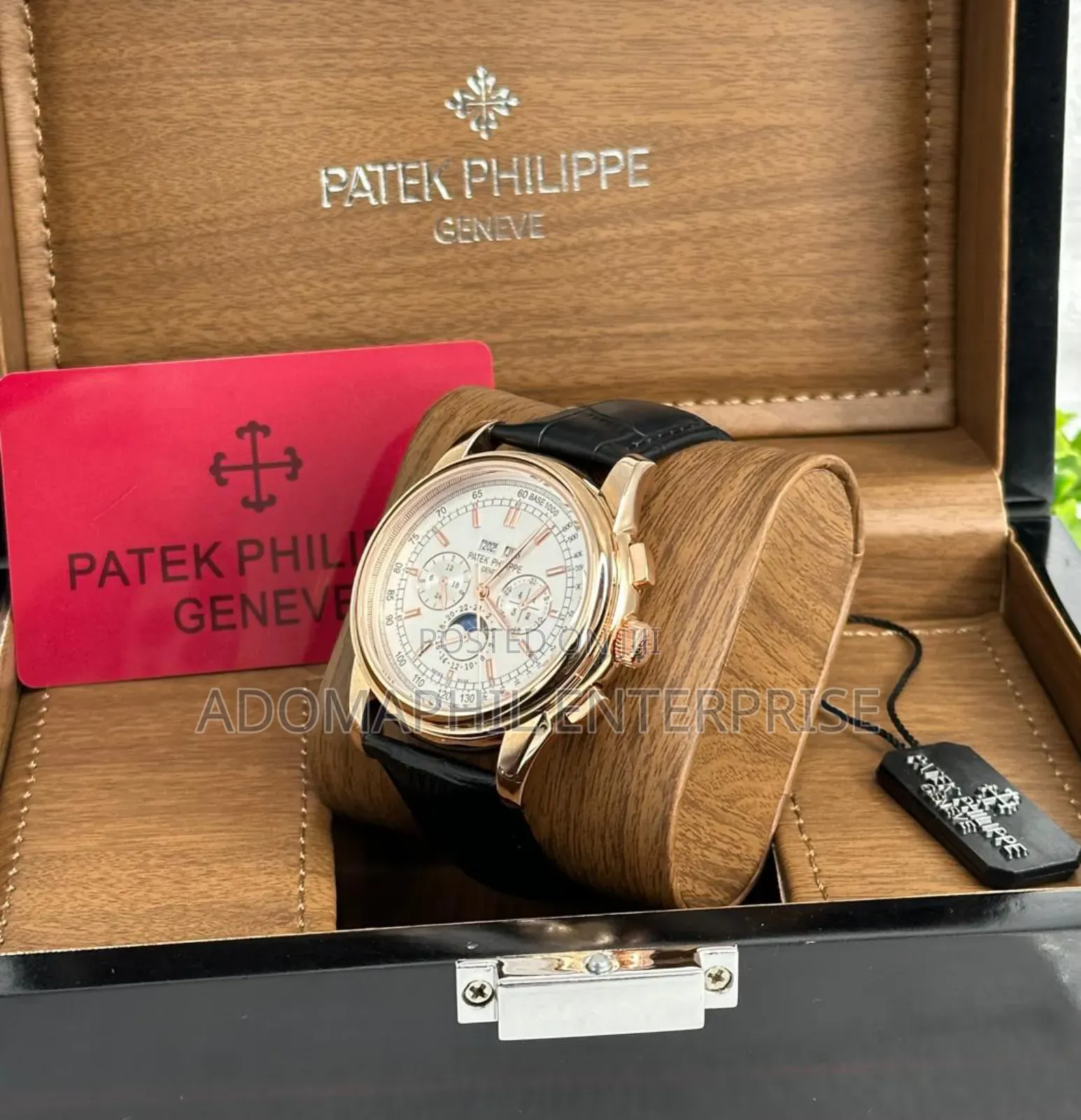 Authentic Patek Philippe Leather Watch