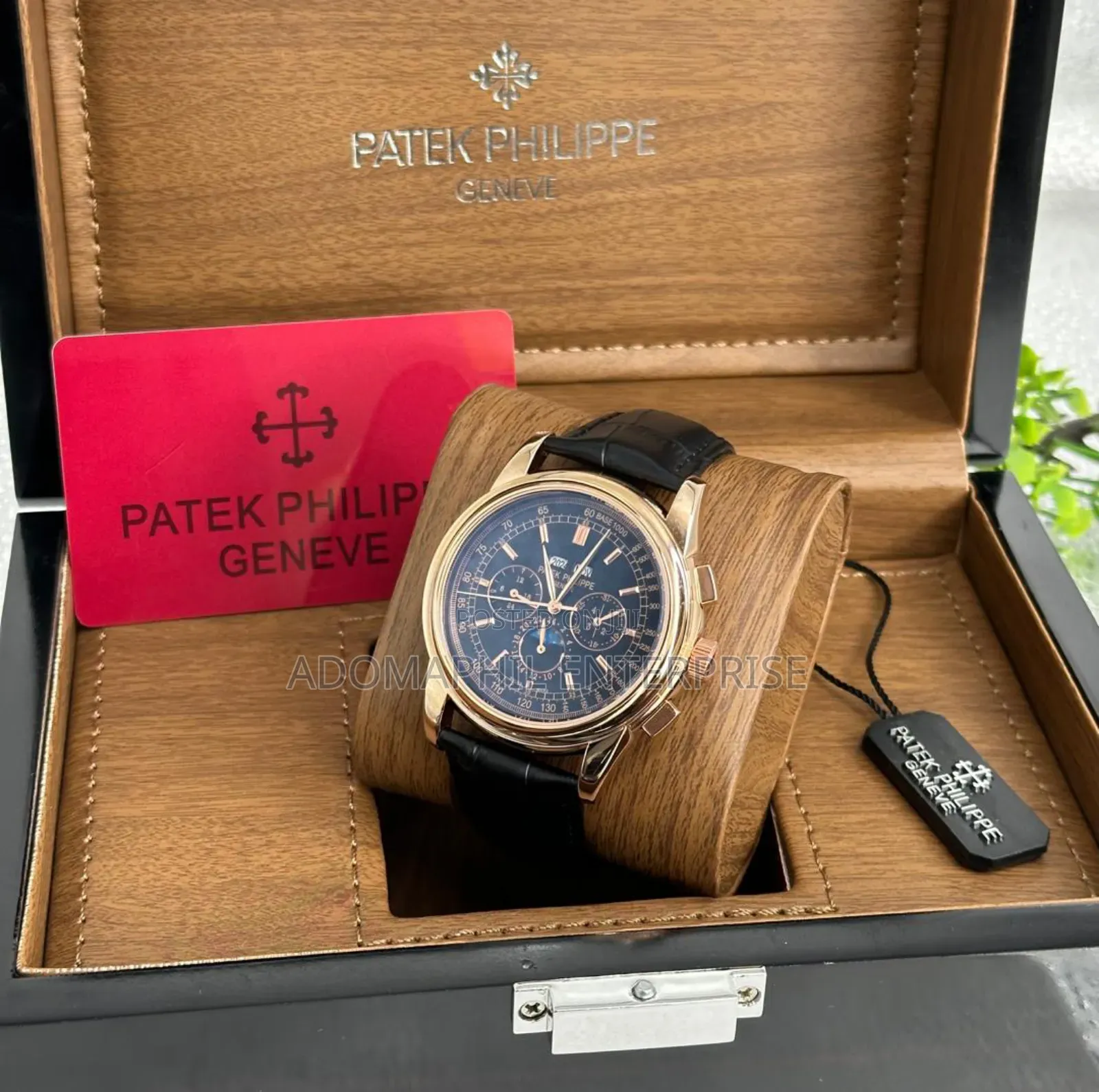 Authentic Patek Philippe Leather Watch