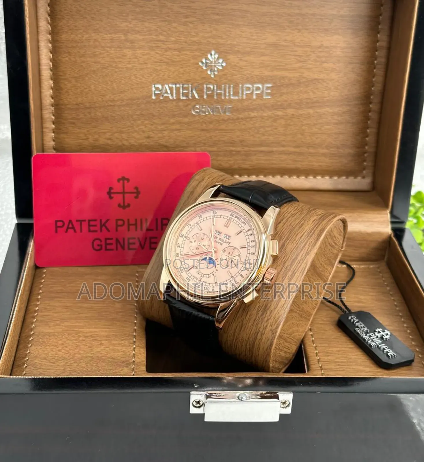 Authentic Patek Philippe Leather Watch