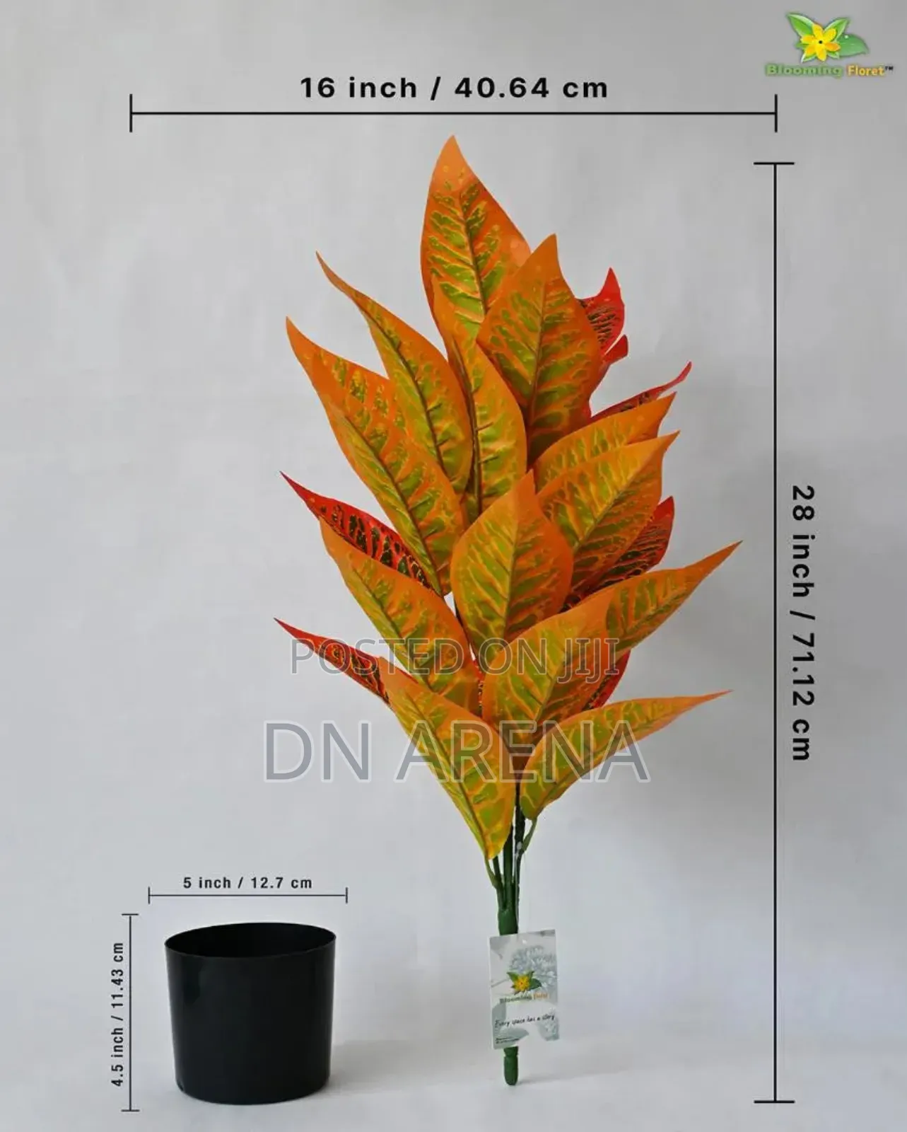 Artificial Croton Plant Ornamental Plant,