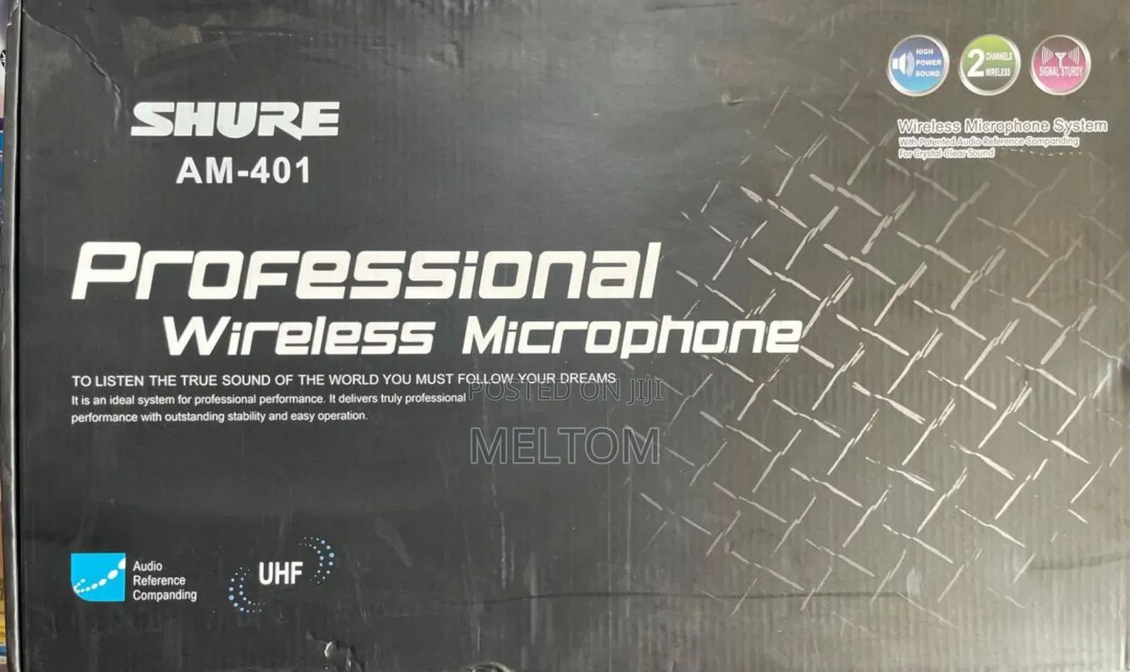 Shure Am-401 4in1 Wireless Head and Lapel Microphone