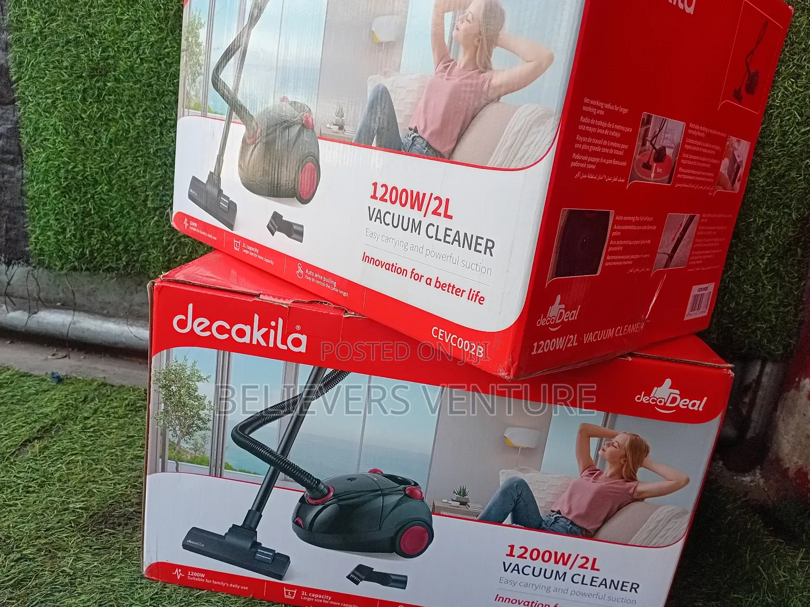 Massive Performing Vacuum Cleaner Decakila 1200w/2l Cleaner