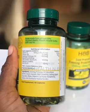 H B Cold Pressed Evening Primrose Oil 1000mg (90 Gla) 60s