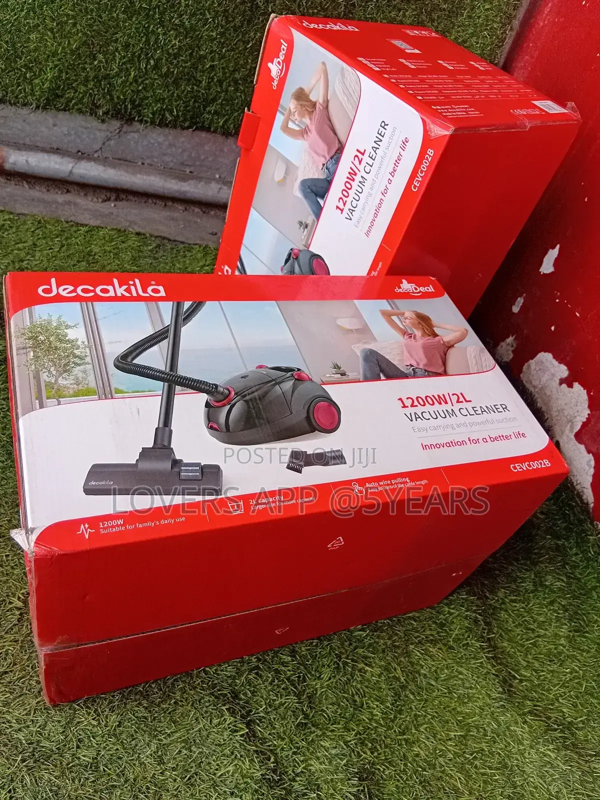 Decakila 1200w/2l Confidential Vacuum Decakila Cleaner