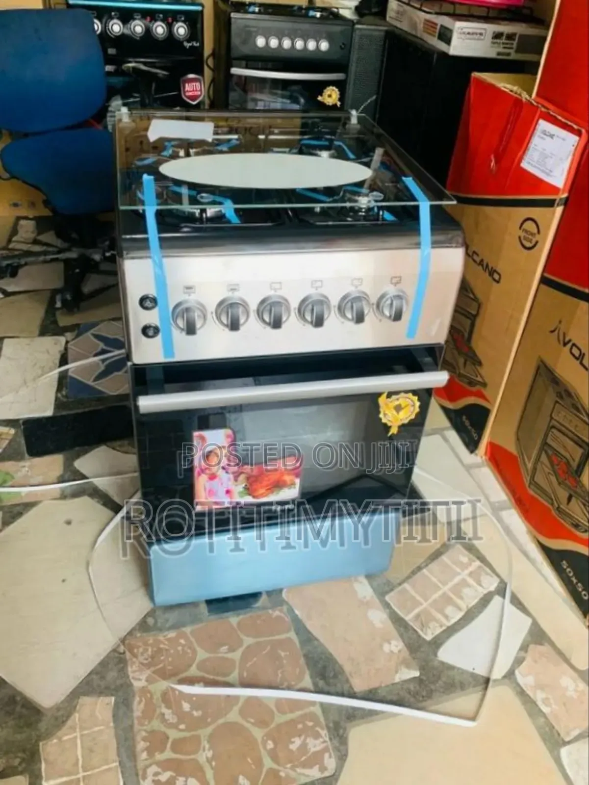 Premium Quality 50x60cm Ferre Volcano Gas Cooker