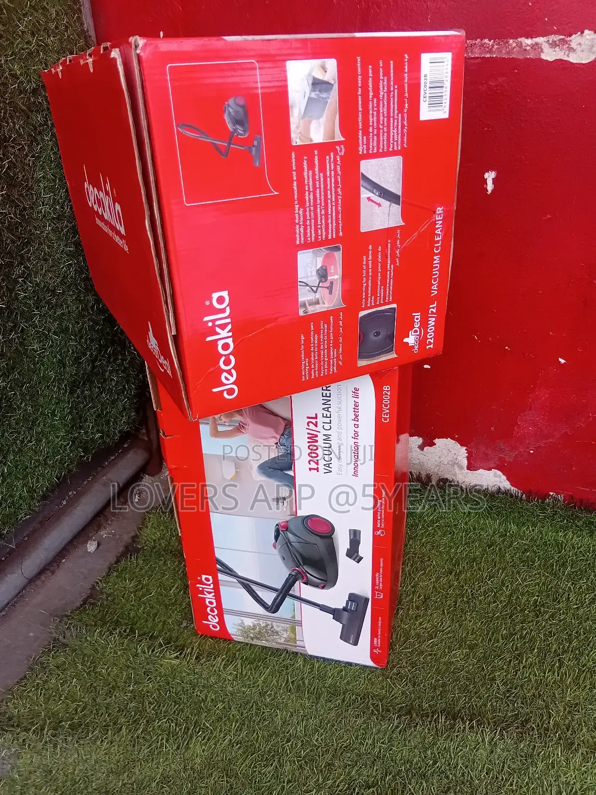 Hot Sell Decakila 1200w/2l Vacuum Decakila Cleaner