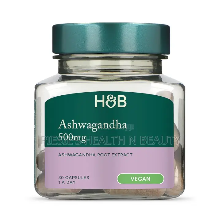 H B Ashwagandha 500mg 30s
