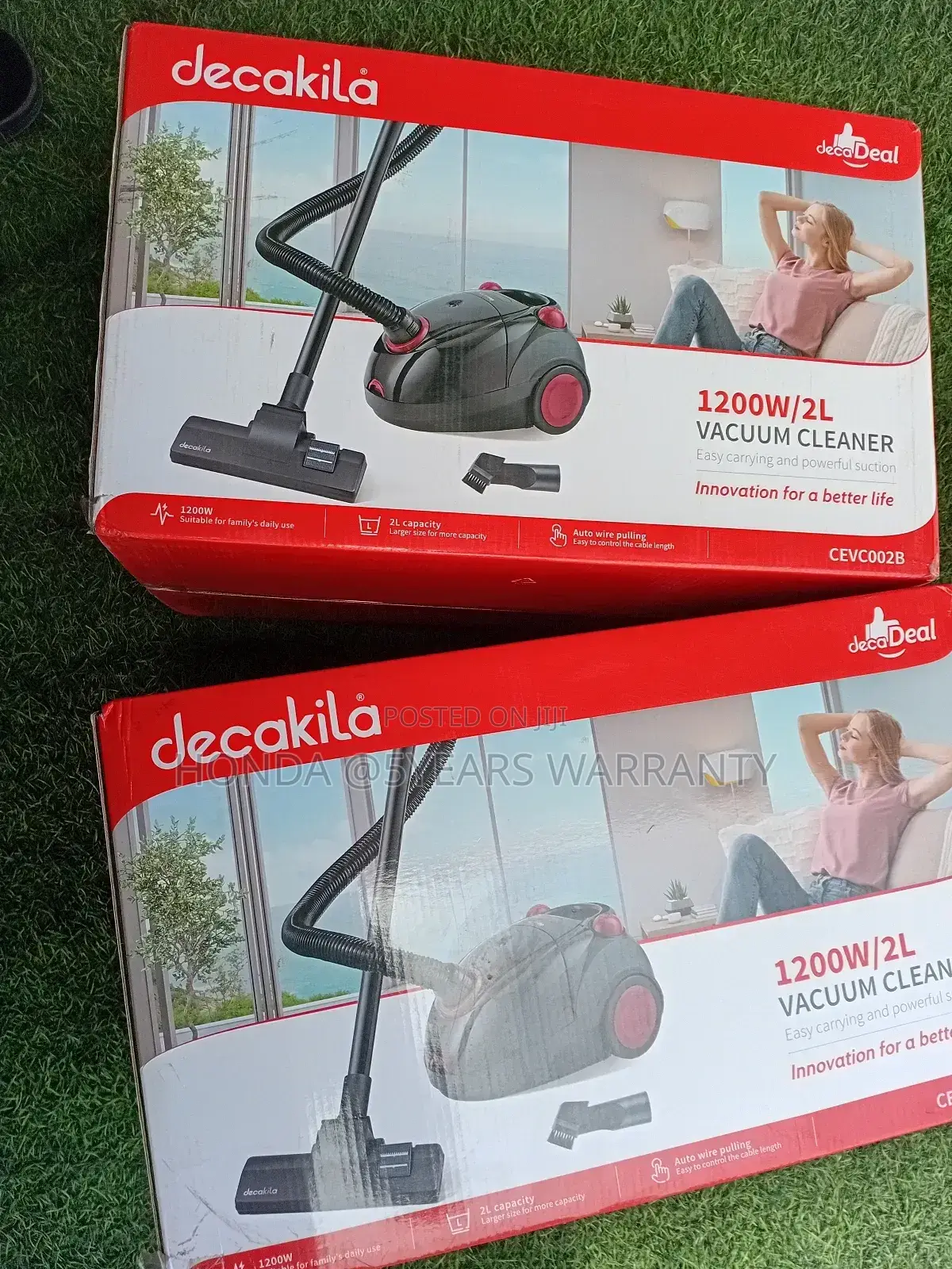 Easy to Use Decakila 1200w/ 2l Vacuum Cleaner System