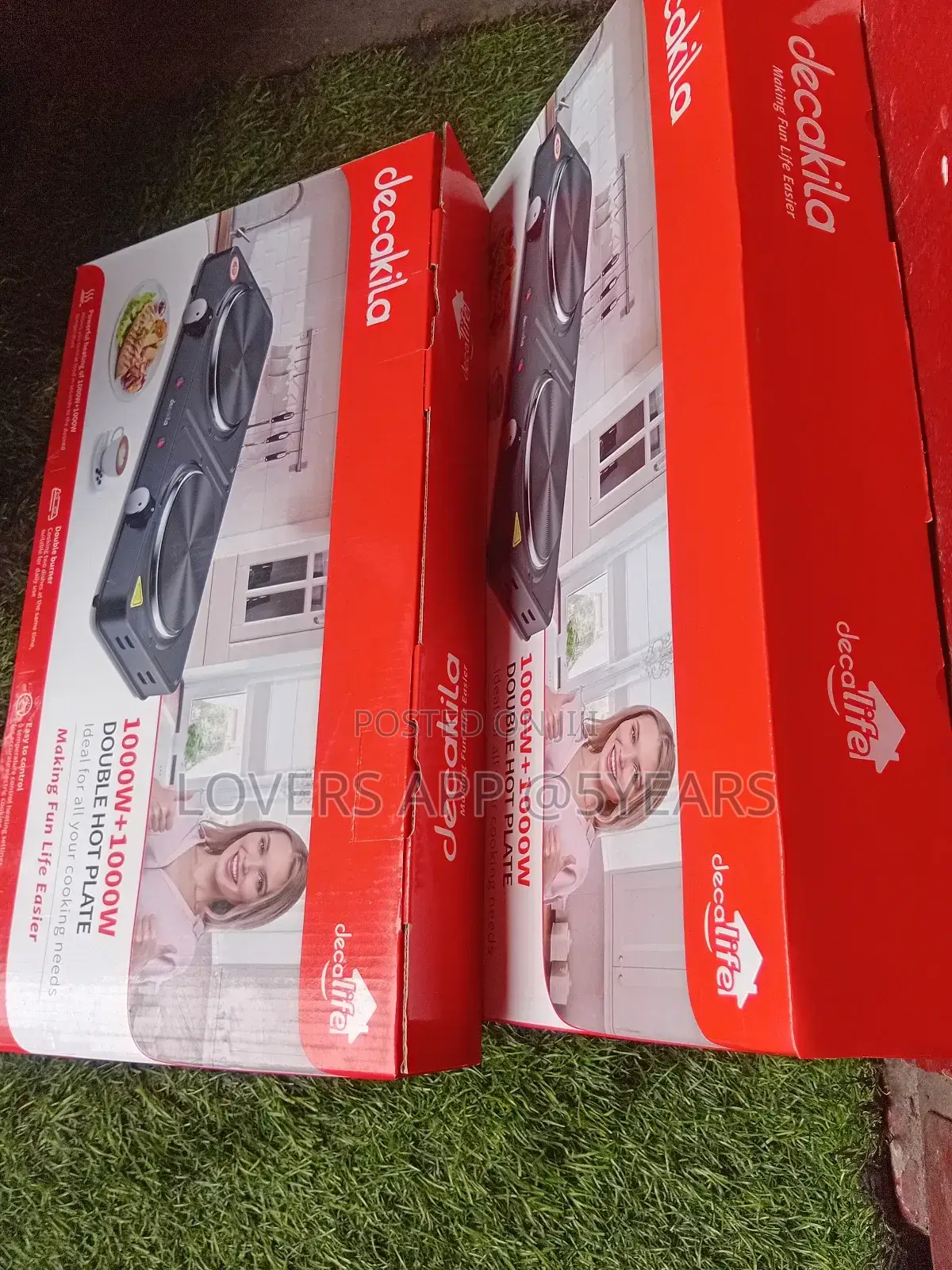 Amazing Decakila Electric 1000w+1000w Double Hote Plate