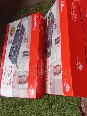 Amazing Decakila Electric 1000w+1000w Double Hote Plate