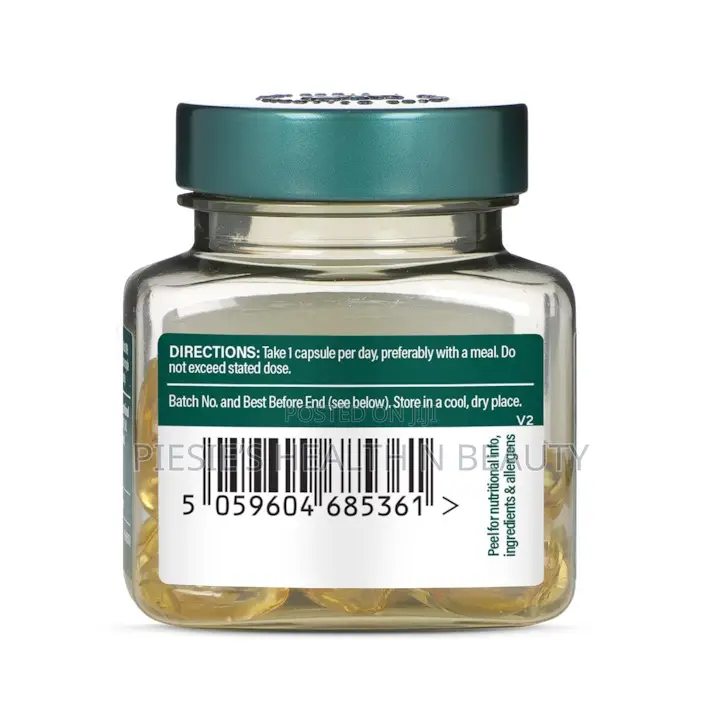 Holland Barrett Pure Cod Liver Oil 500mg 30 Capsules