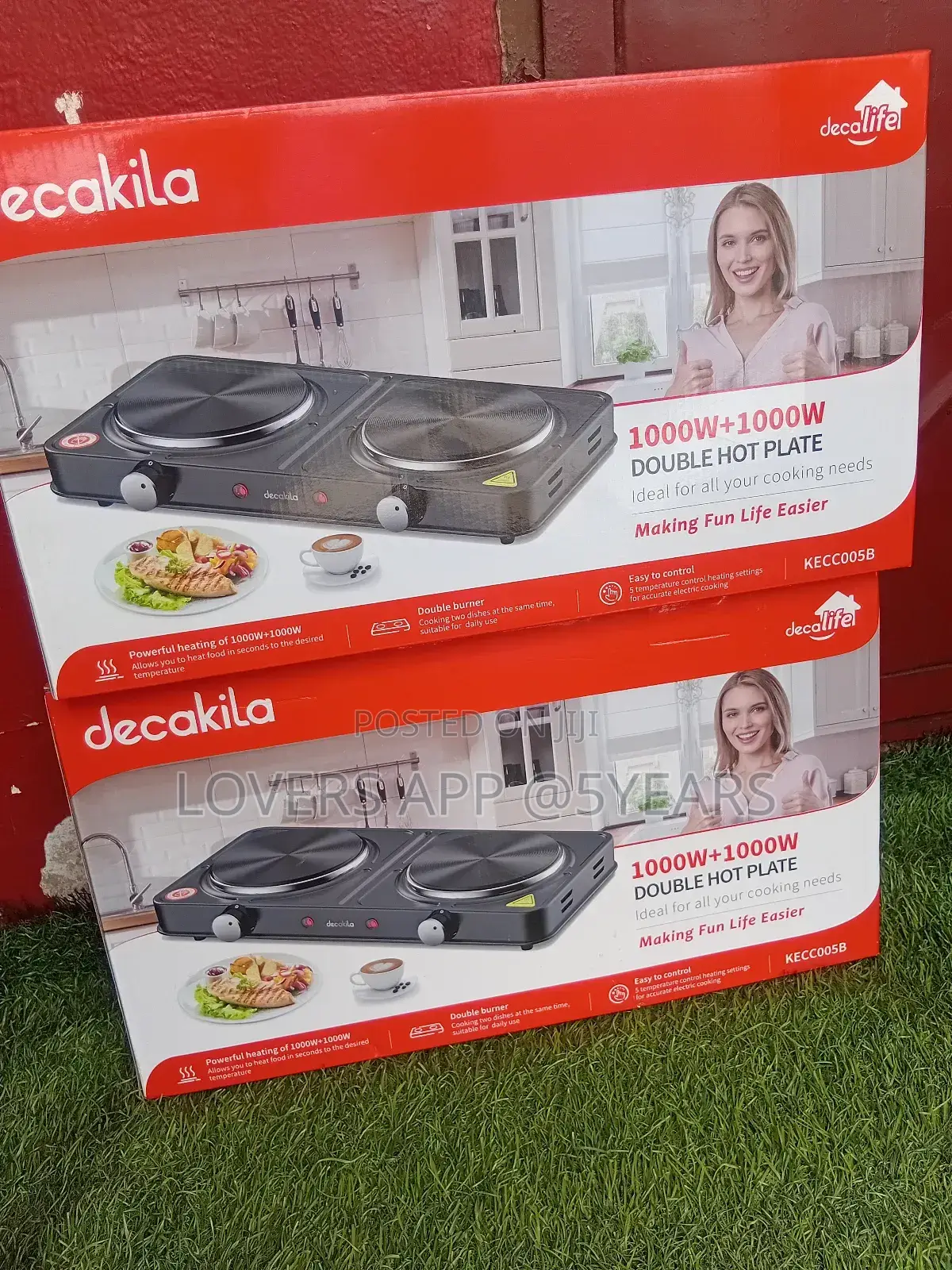 Best Decakila Electric 1000w+1000w Decakiladouble Hote Plate