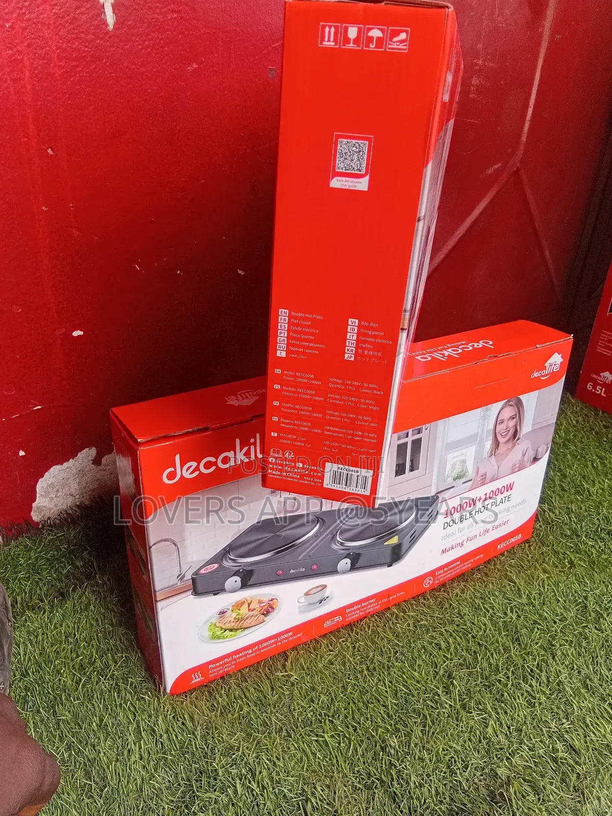 Better Life Decakila Electric 1000w+1000w Double Hote Plate