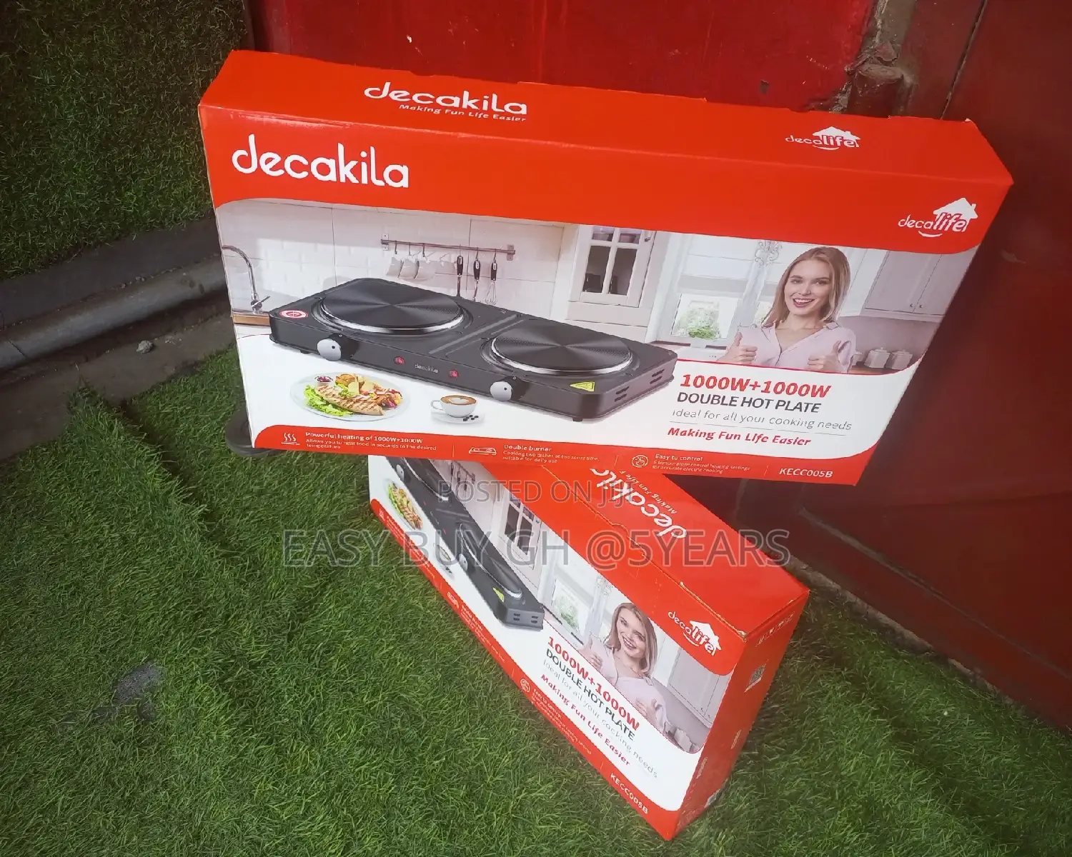 Ultra Hot Plate Double 1000w+1000w Decakila Good
