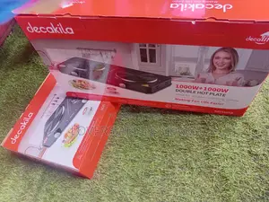 Completely Decakila Electric 1000w+1000w Double Hote Plate