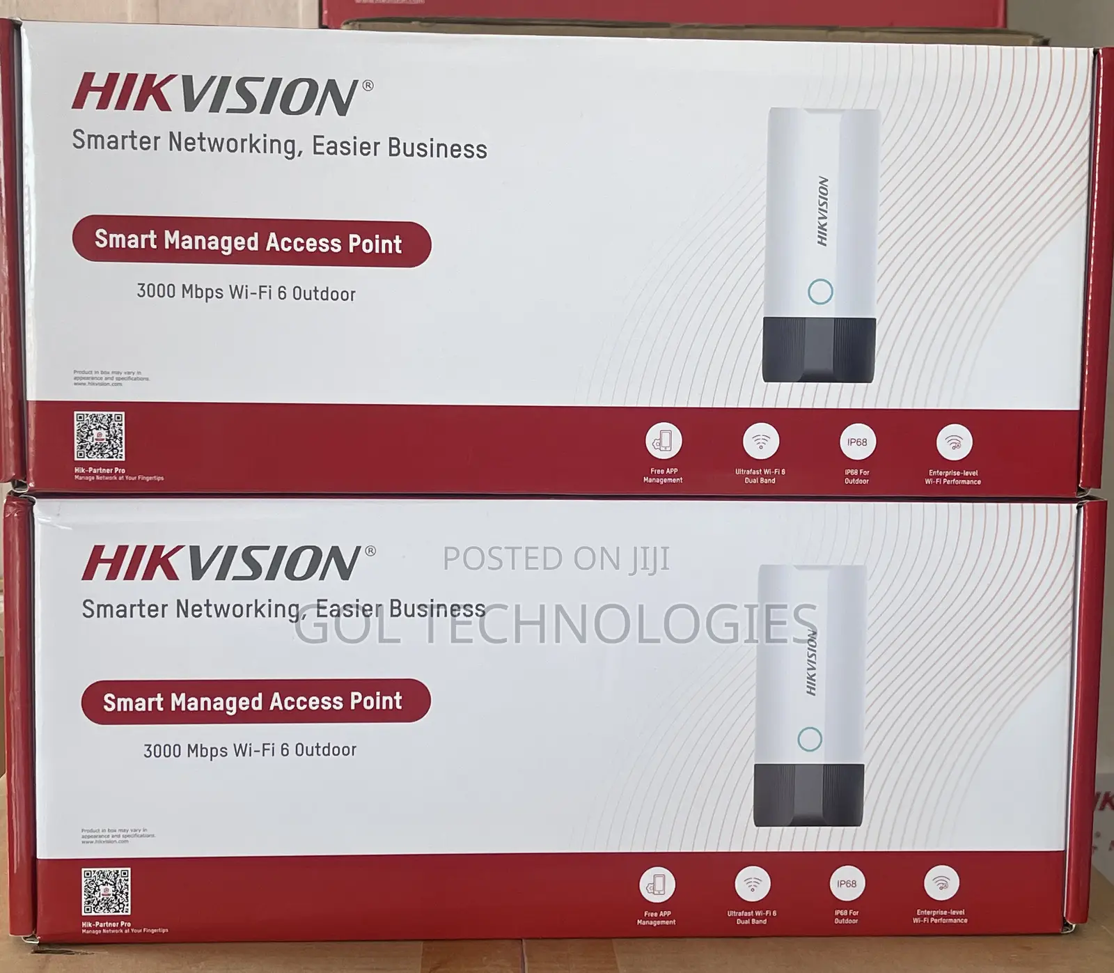 Hikvision U6 Mesh Access Point Ds-4wap623e-Si 3000 MBPS
