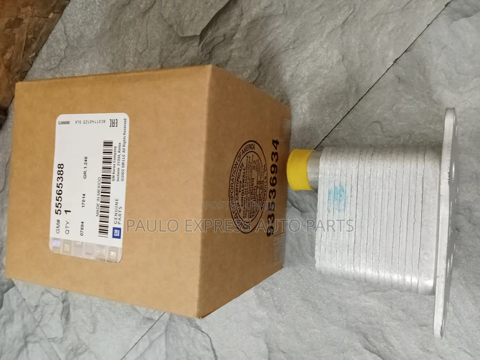 Genuine Original Gm Chevy Cruze 1.4l Engine Oil Cooler