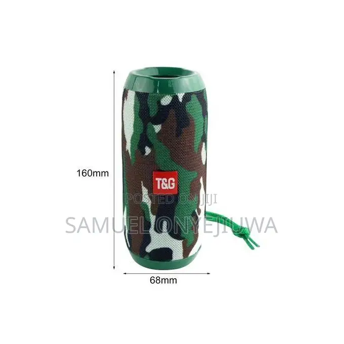 T&G Bluetooth Mp3 Wireless Stereo Bass Speaker(Army Green)