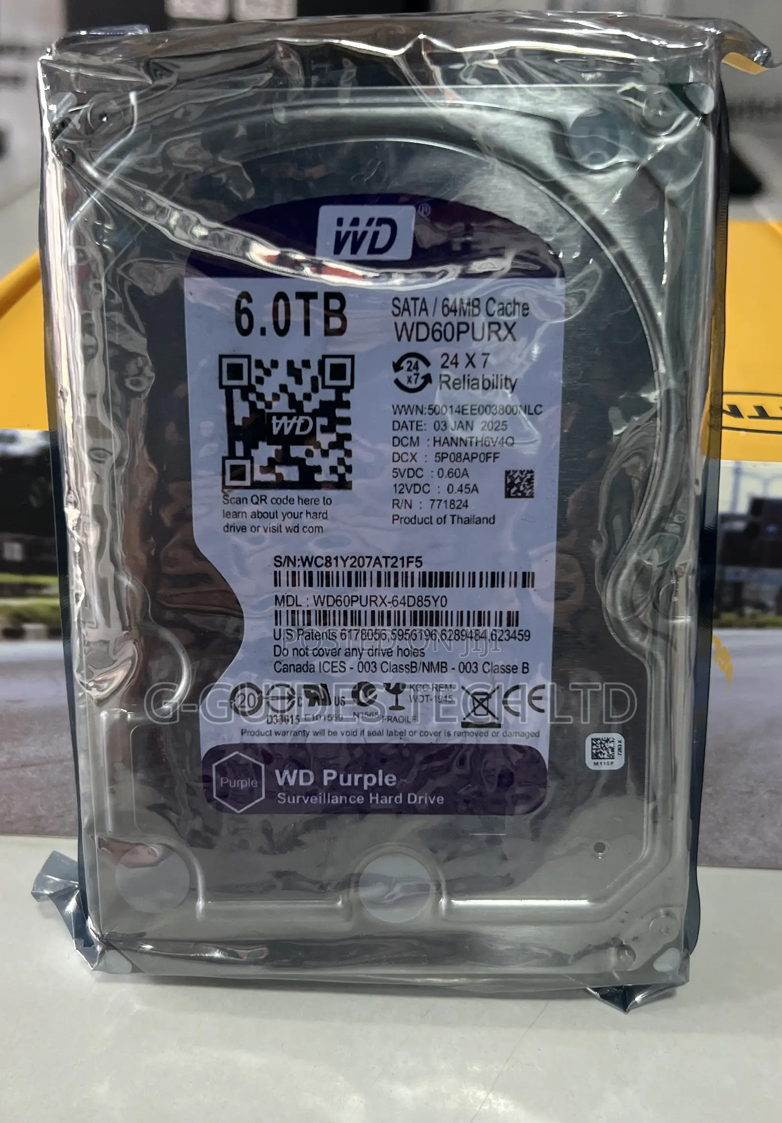 6tb Wd Surveillance Hard Drive, 6tb Western Digital HDD