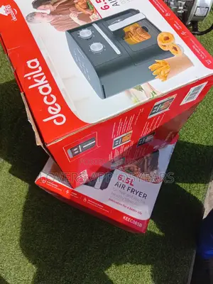 Air Fryer Decakila Electric 1000w+1000w Double Hote Plate