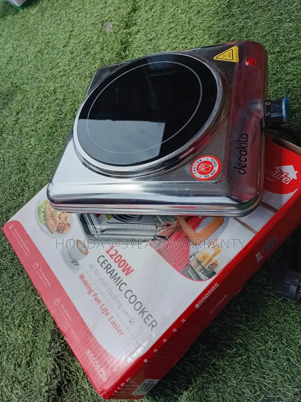 Decakila 1200w Money Saving Ceramic Cooker