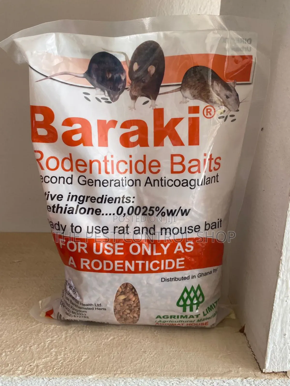 Baraki Rodent Bait 1kg