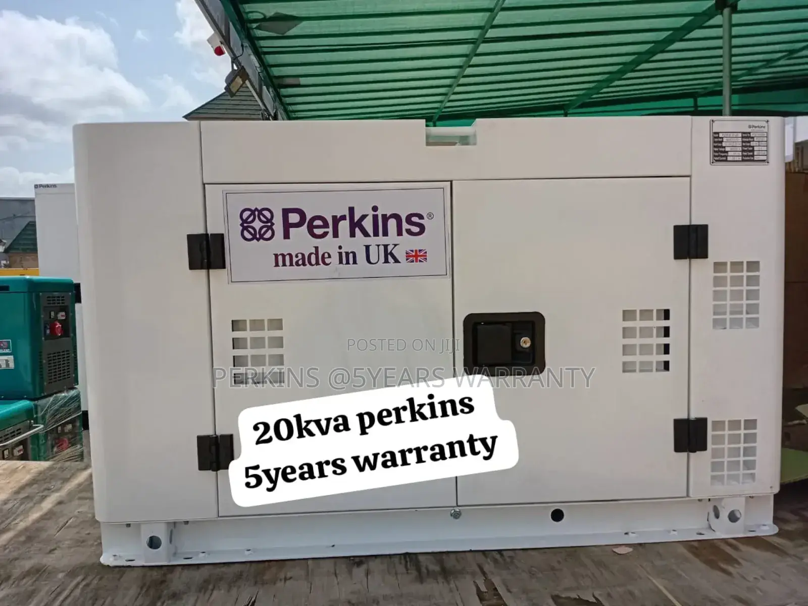 White 20kva Perkins Diesel Generator Silent 20kva Generator