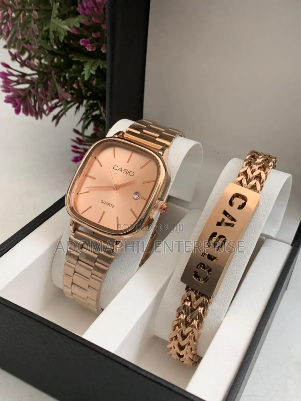 Casio Chain Watch and Bracelet