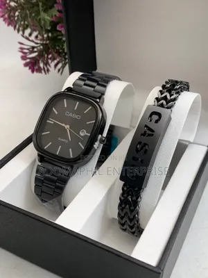 Casio Chain Watch and Bracelet