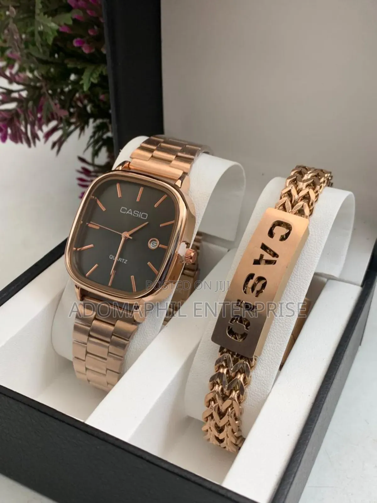 Casio Chain Watch and Bracelet