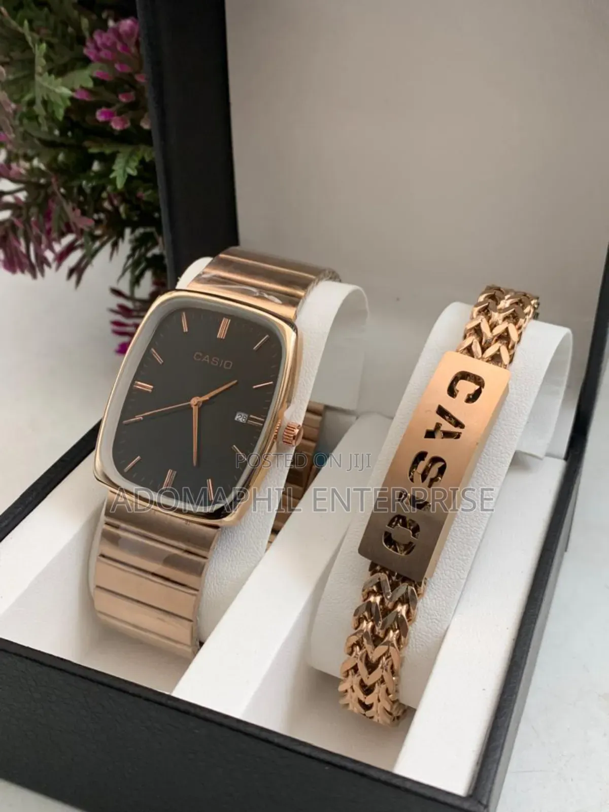 Casio Chain Watch and Bracelet